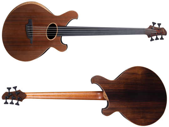 Svoboda 5 Sinker Redwood Fretless 32'' 1